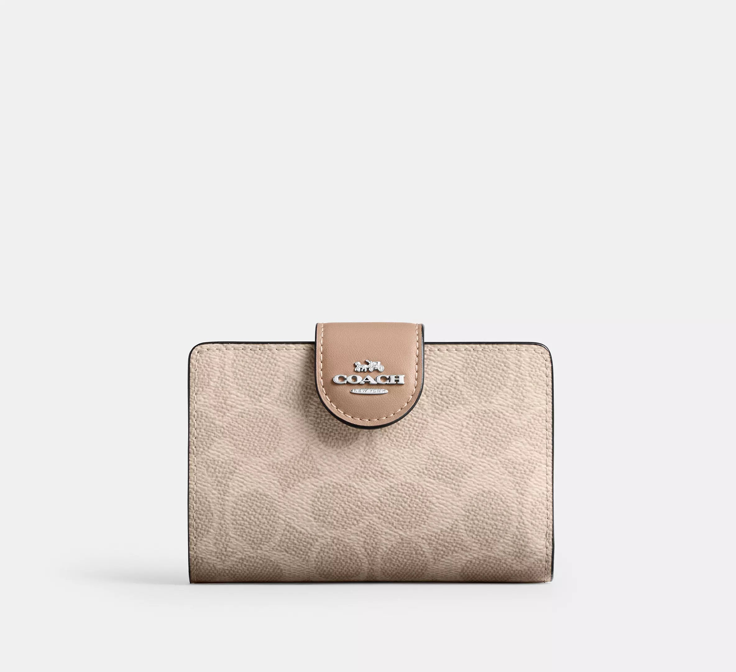 Coach Wallet In Signature Canvas