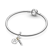 Charm Colgante Vela De Cumpleaños En Dos Tonos