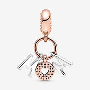 Charm Colgante Letras MOM
