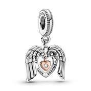 Charm del Club Pandora 2021 colgante Alas de Ángel y Corazón