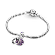 Charm Colgante Pandora Pavé de Plumas