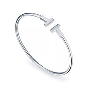 Pulsera Tiffany T Wire Plateada