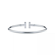 Pulsera Tiffany T Wire Plateada